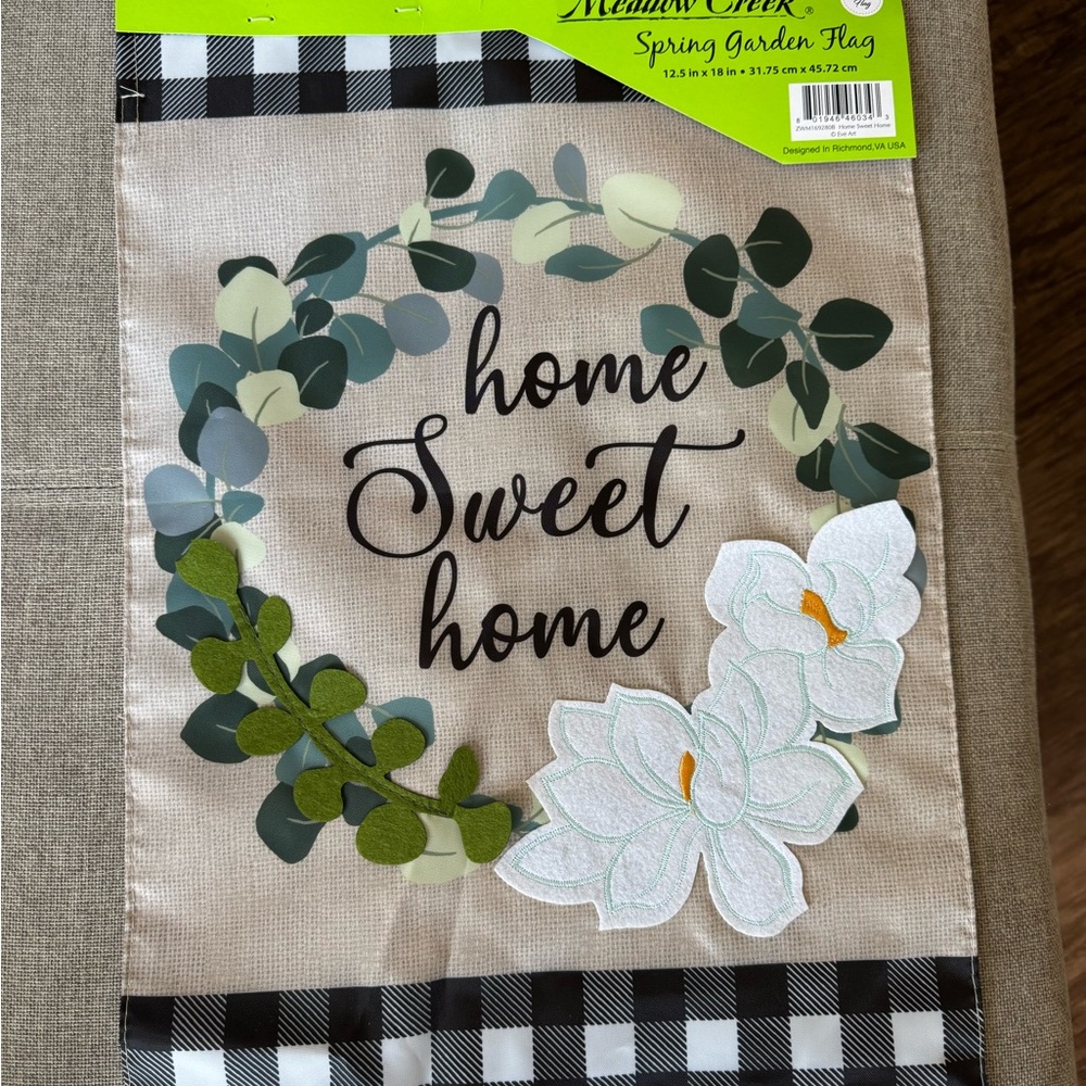 Magnolia Lane Spring Garden Flag - Home Sweet Home